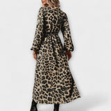 Natalie - Elegante Vestido con Estampado de Leopardo