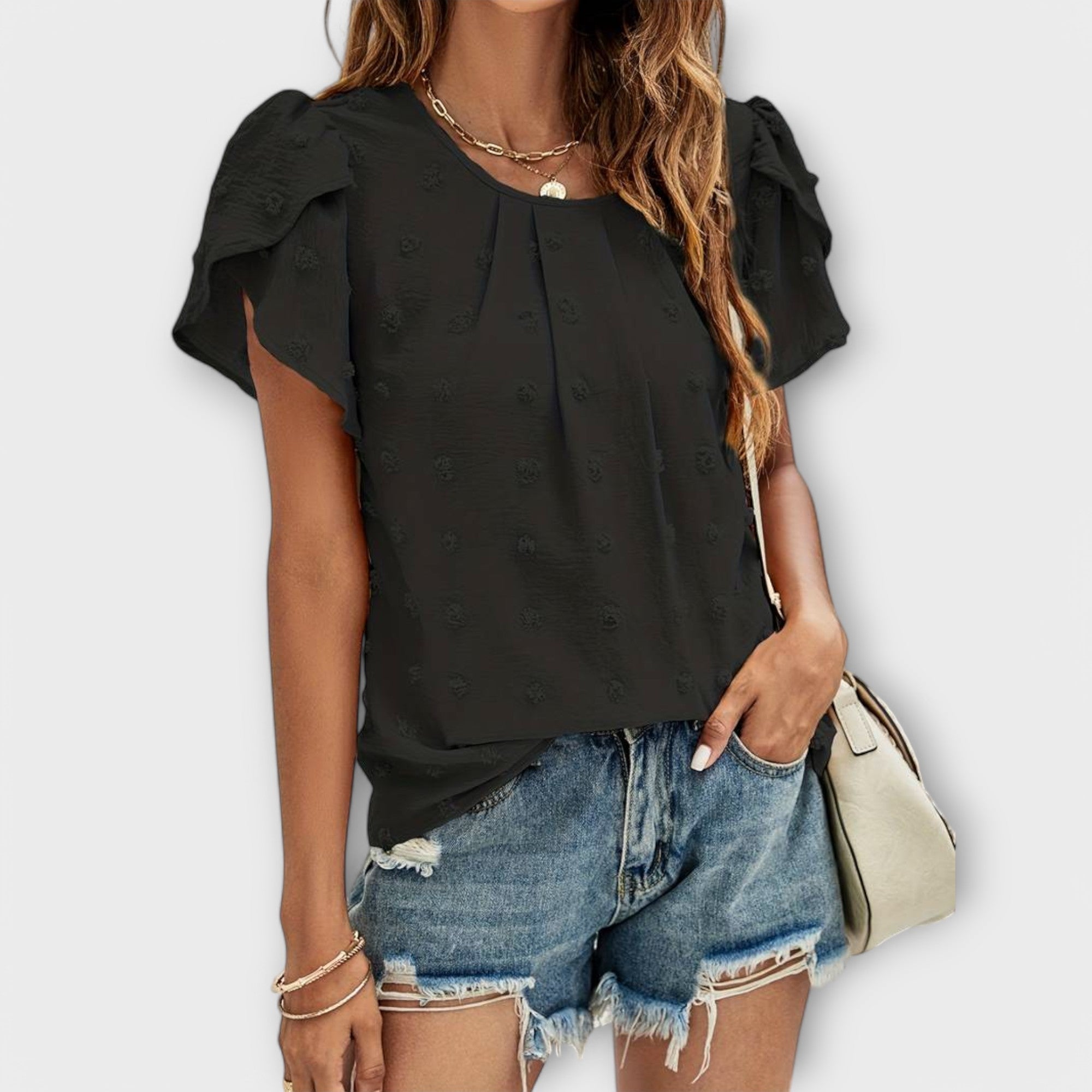 Charlotte – La Blusa de Puntos Perfecta