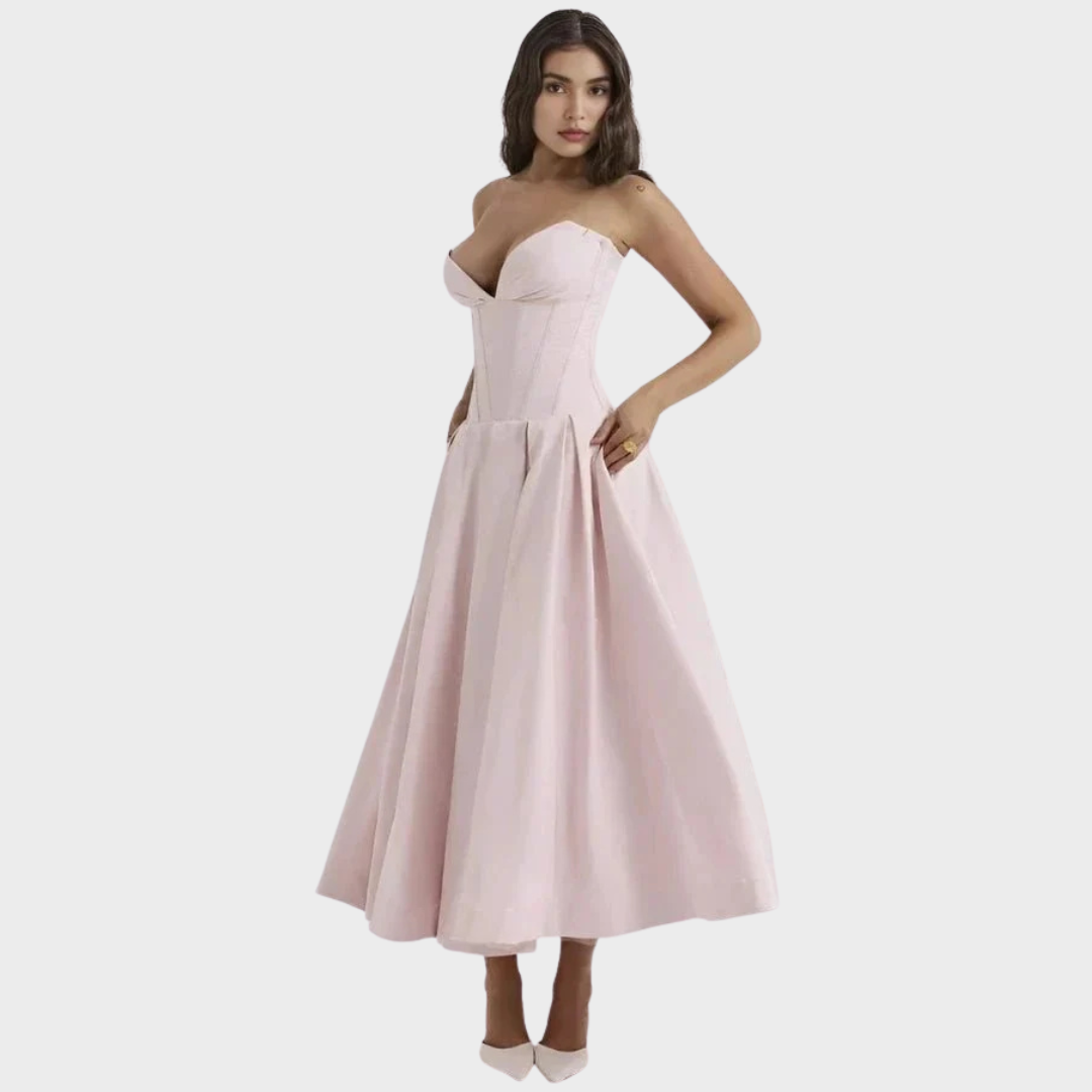 Harper | Elegante vestido midi para mujer