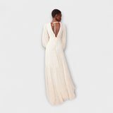 Elsa - Maxivestido color crema de Allegory
