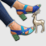 Elara | Tacones Cómodos con Tira Cruzada
