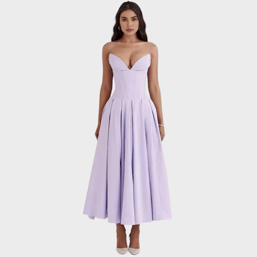 Harper | Elegante vestido midi para mujer