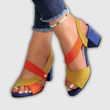 Elara | Tacones Cómodos con Tira Cruzada