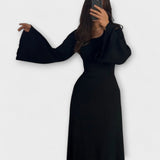 Jocelyn - Stylish Knitted Dress with Waist Detail