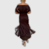 Florendra | Vestido largo floral con escote en V