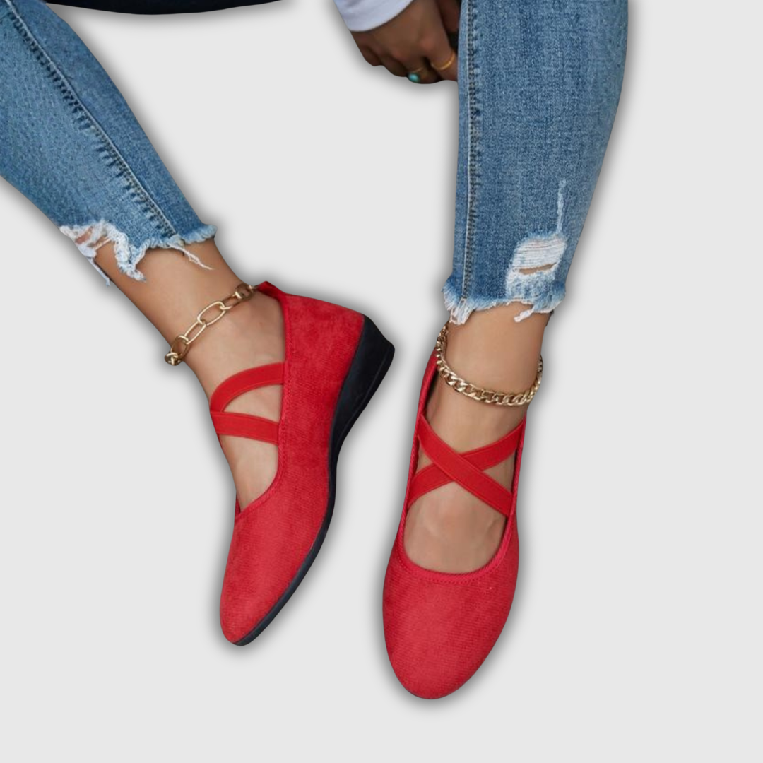 Calerinne | Zapatos de bailarina con cuña cerrada