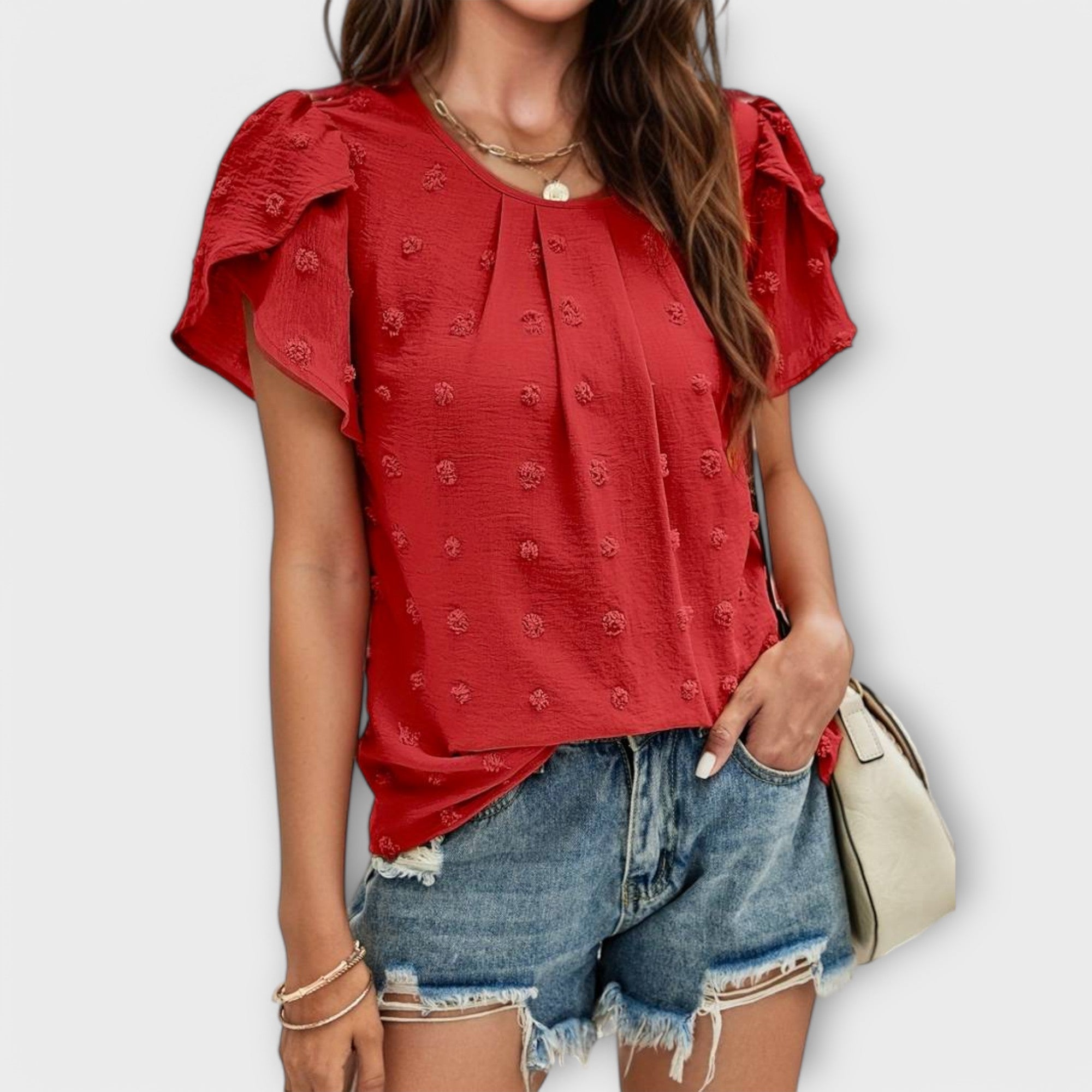 Charlotte – La Blusa de Puntos Perfecta