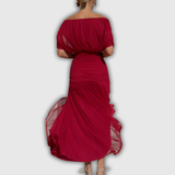 Florendra | Vestido largo floral con escote en V