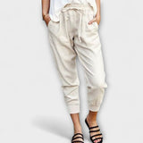 Blaire – Pantalones de Lino con Mezcla de Algodón