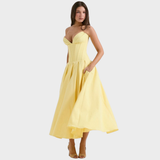 Harper | Elegante vestido midi para mujer