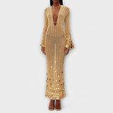 Kathleen - Maxi vestido Goldigs de punto