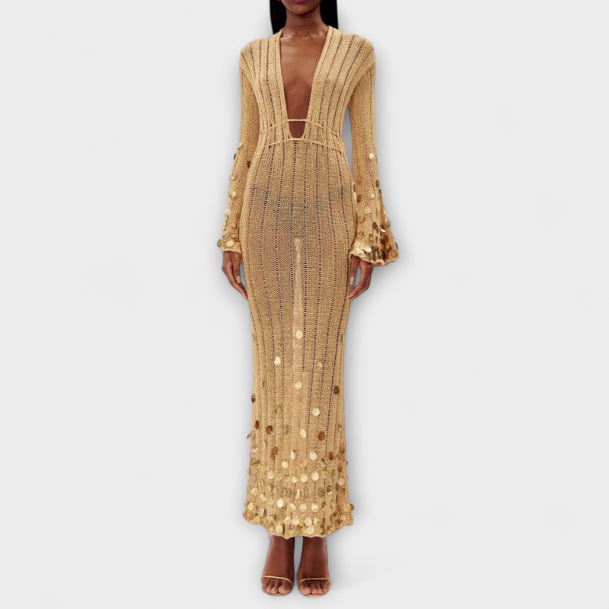 Kathleen - Maxi vestido Goldigs de punto