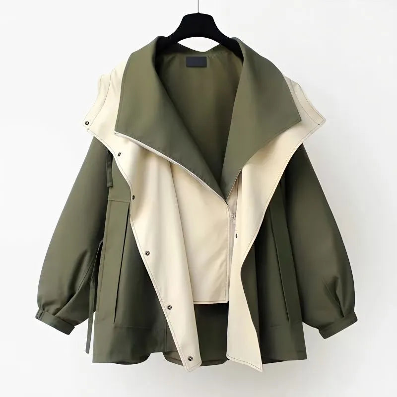 Valeria | Cazadora Cortavientos Elegante e Impermeable