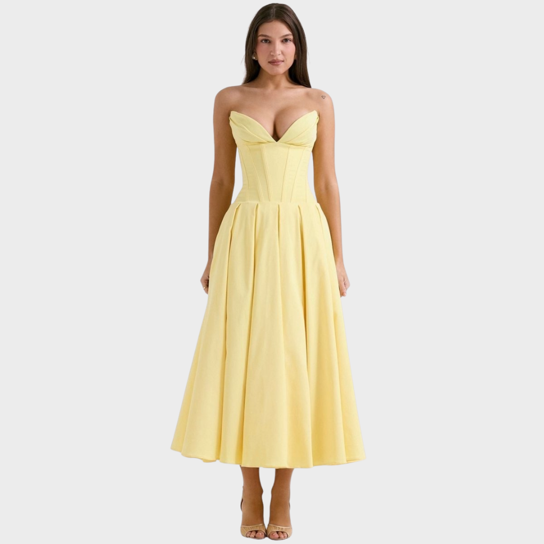 Harper | Elegante vestido midi para mujer