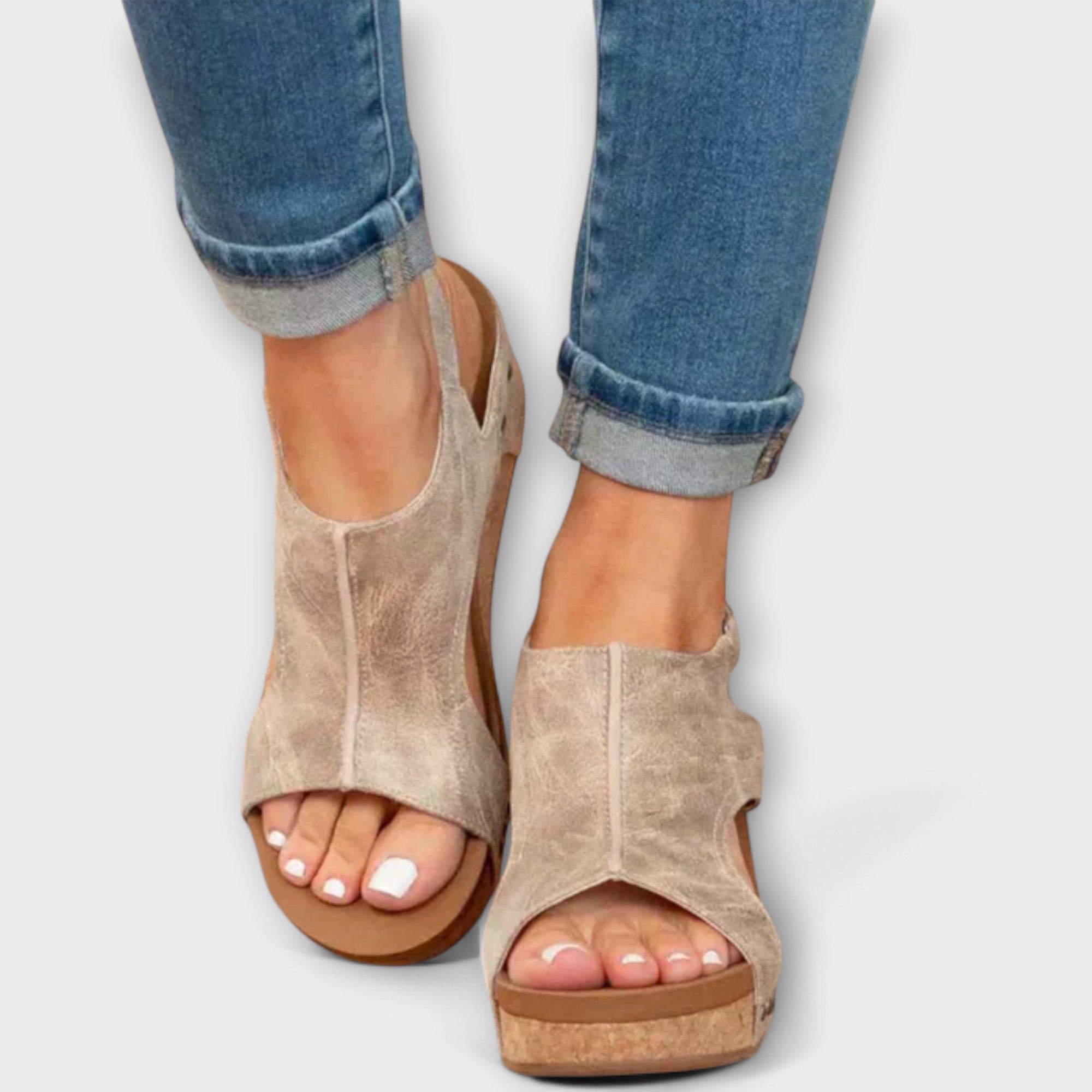 Lina - Zapatos ortopédicos con tacón de cuña
