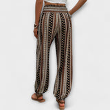 Scarlett – Pantalones con estampado étnico