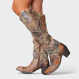 Mia | Botas altas de estilo western