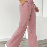 Alina™ | Elegantes pantalones a rayas con bolsillos