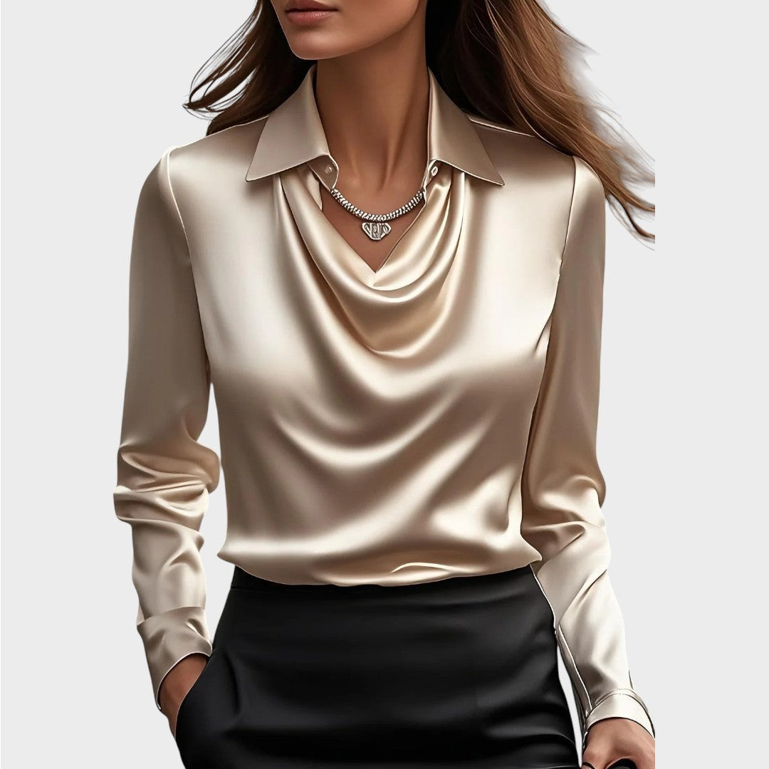 Elin | Blusa de satén elegante