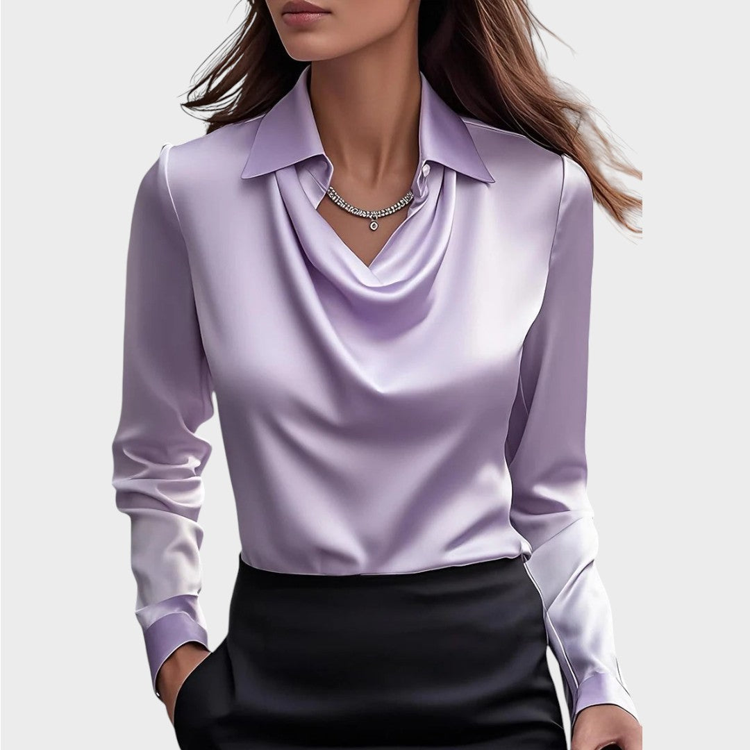 Elin | Blusa de satén elegante
