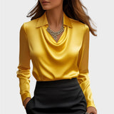 Elin | Blusa de satén elegante