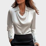 Elin | Blusa de satén elegante