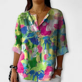 Arlene – Blusa con diseño floral