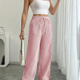 Alina™ | Elegantes pantalones a rayas con bolsillos