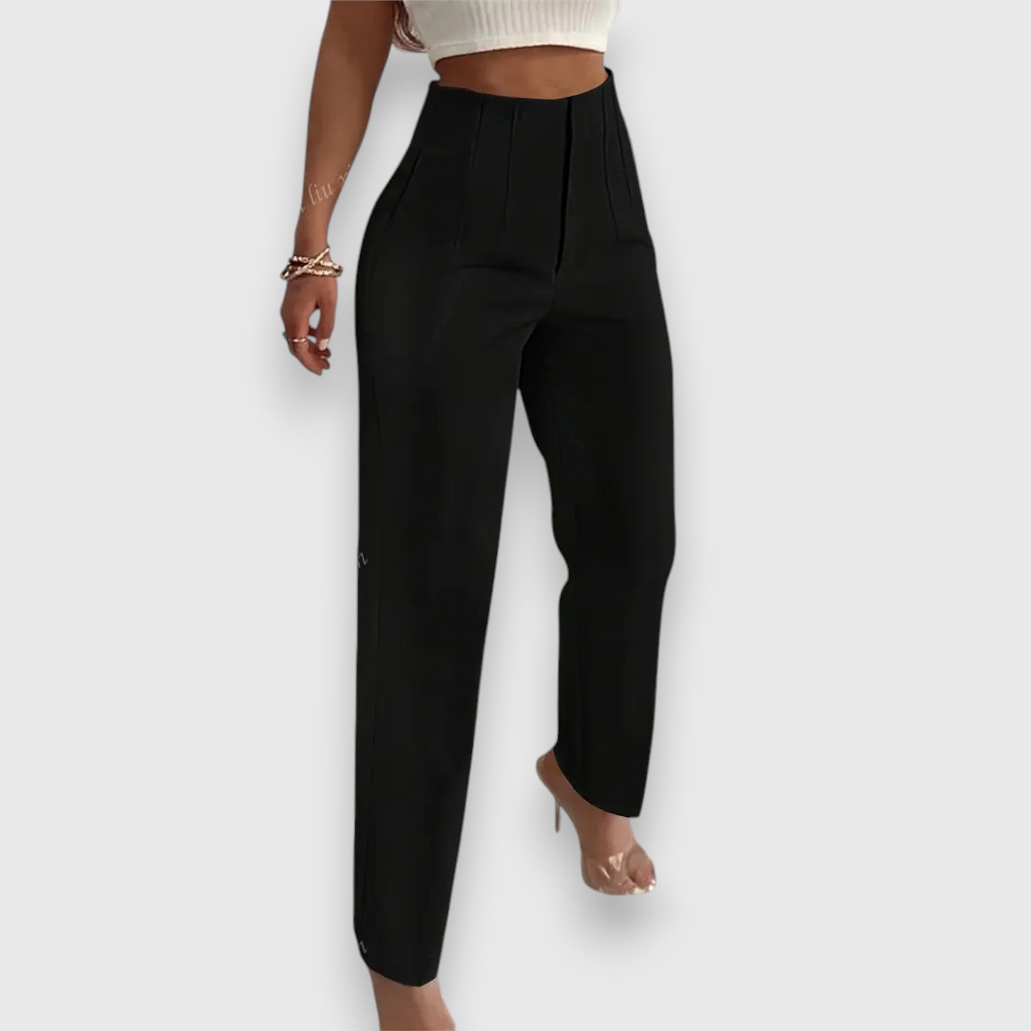 Verena - Pantalones de tiro alto