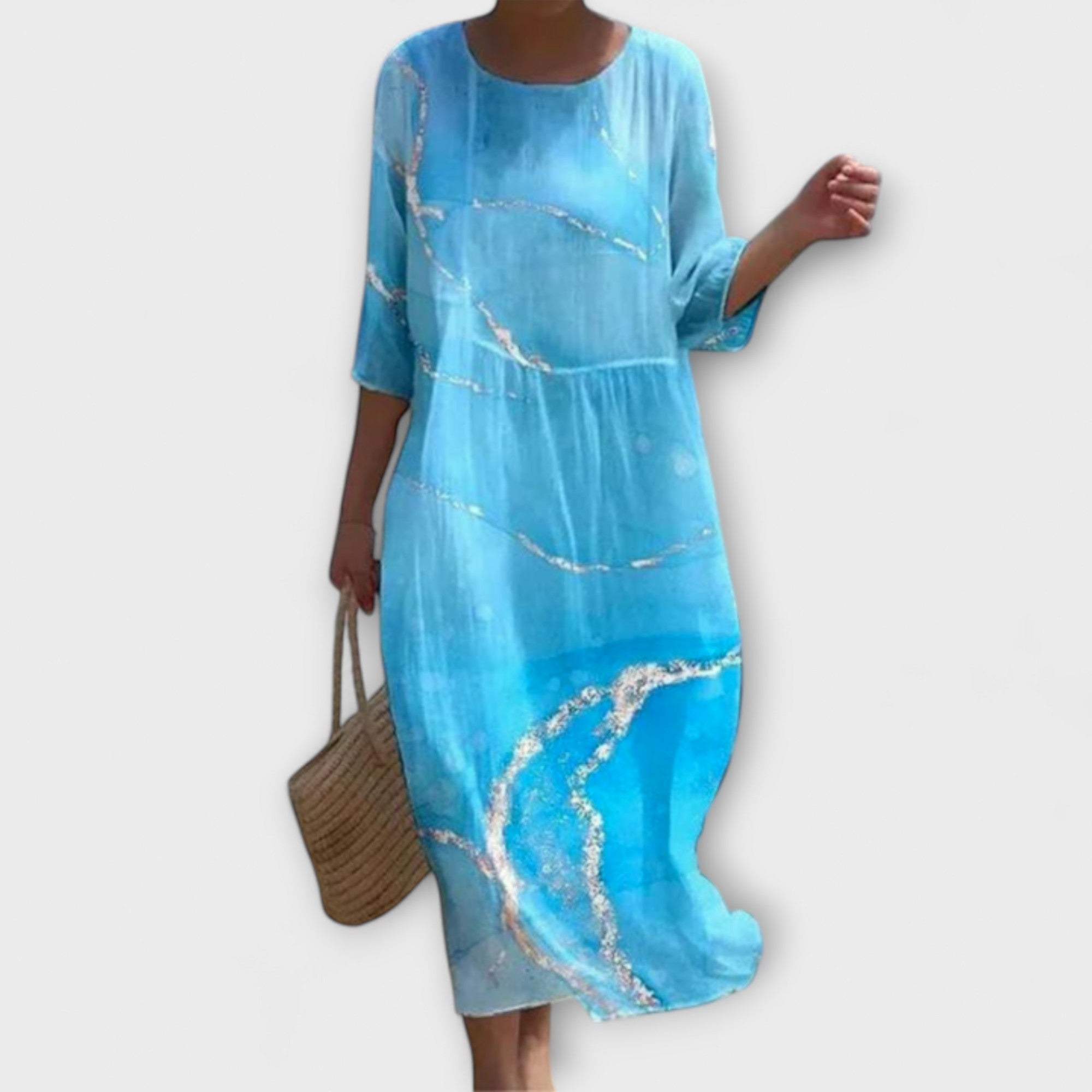Miranda - Elegante vestido maxi floral