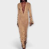 Kathleen - Maxi vestido Goldigs de punto