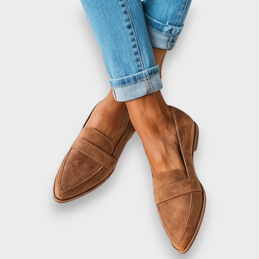 Rosa | Mocasines ortopédicos de piel