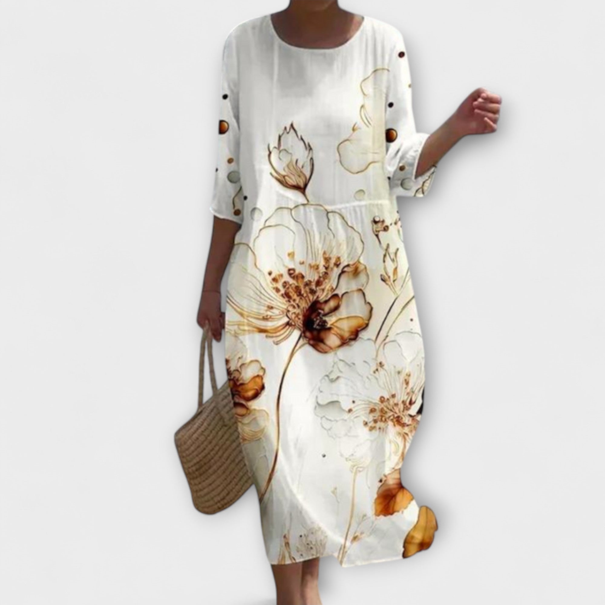 Miranda - Elegante vestido maxi floral