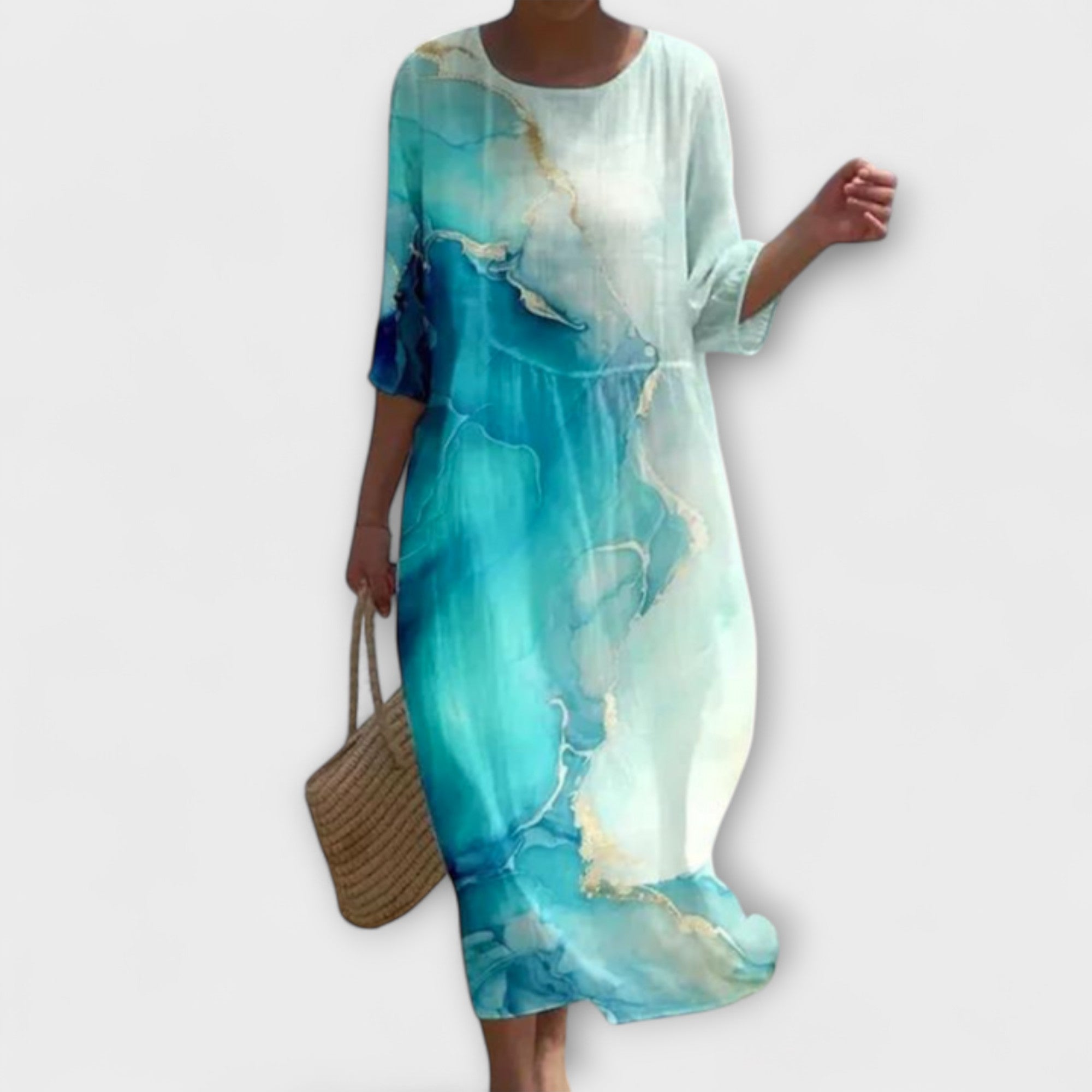 Miranda - Elegante vestido maxi floral
