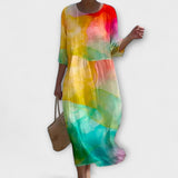 Miranda - Elegante vestido maxi floral