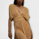 Vestido maxi tipo quimono estilo griego