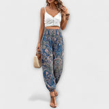 Scarlett – Pantalones con estampado étnico