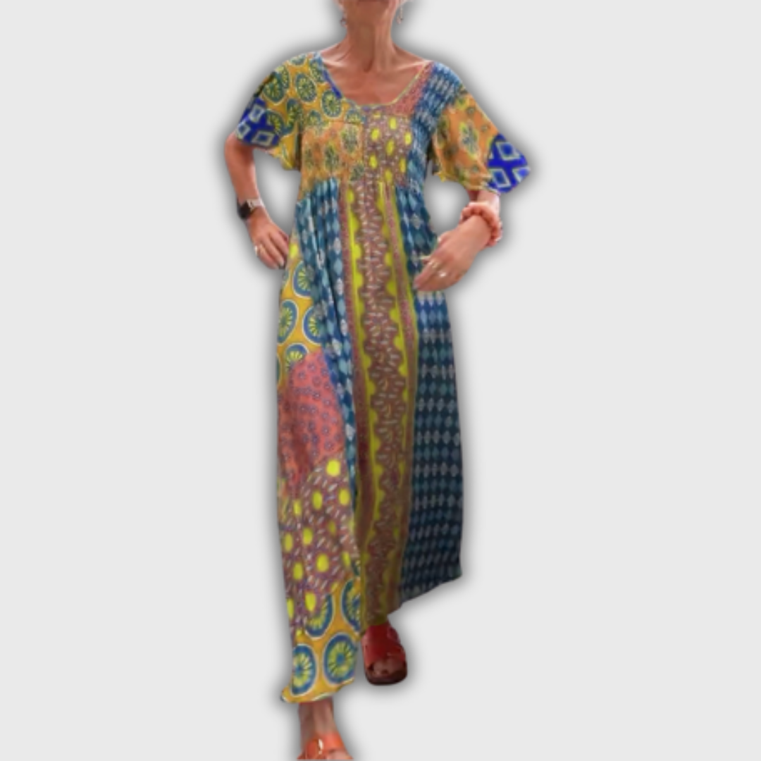 Poppy - Vestido Midi Paisley Elegante