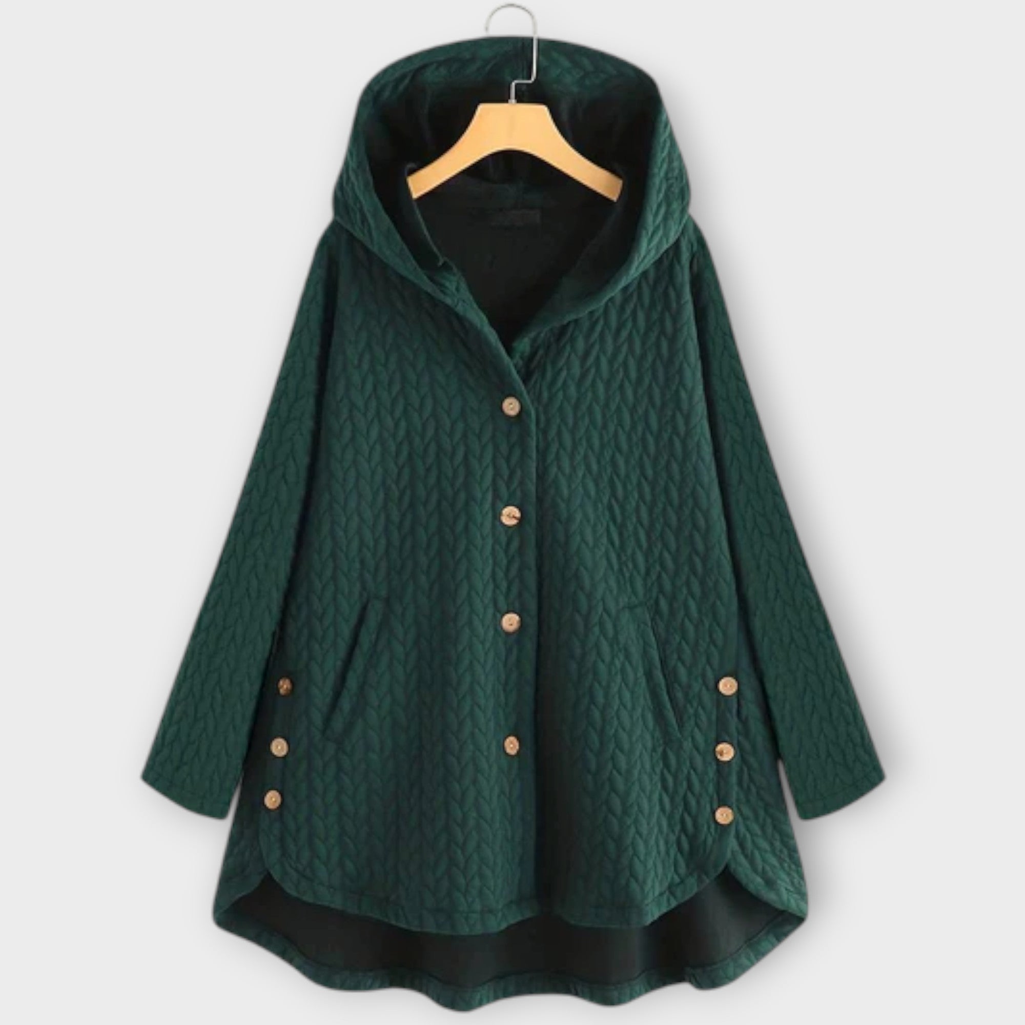 Leslie - Chaqueta con botones cálida