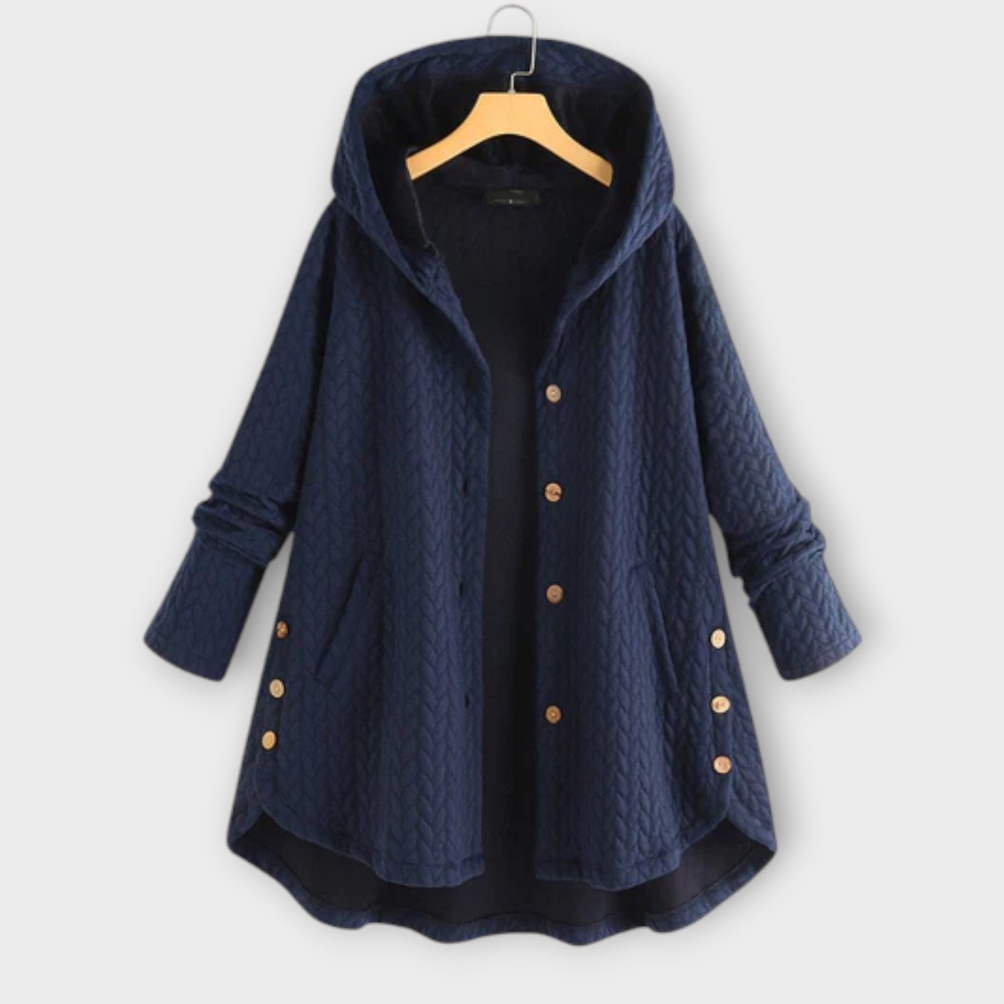 Leslie - Chaqueta con botones cálida