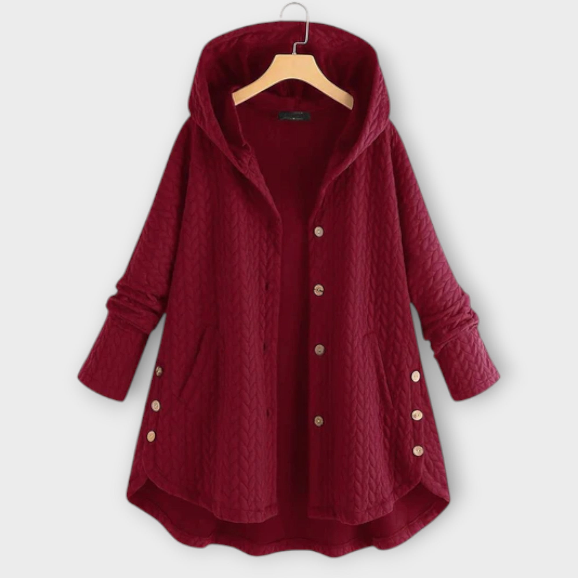 Leslie - Chaqueta con botones cálida