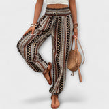 Scarlett – Pantalones con estampado étnico