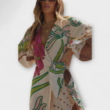Tracey - Vestido Maxi con Lazo en la Cintura