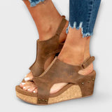 Lina - Zapatos ortopédicos con tacón de cuña
