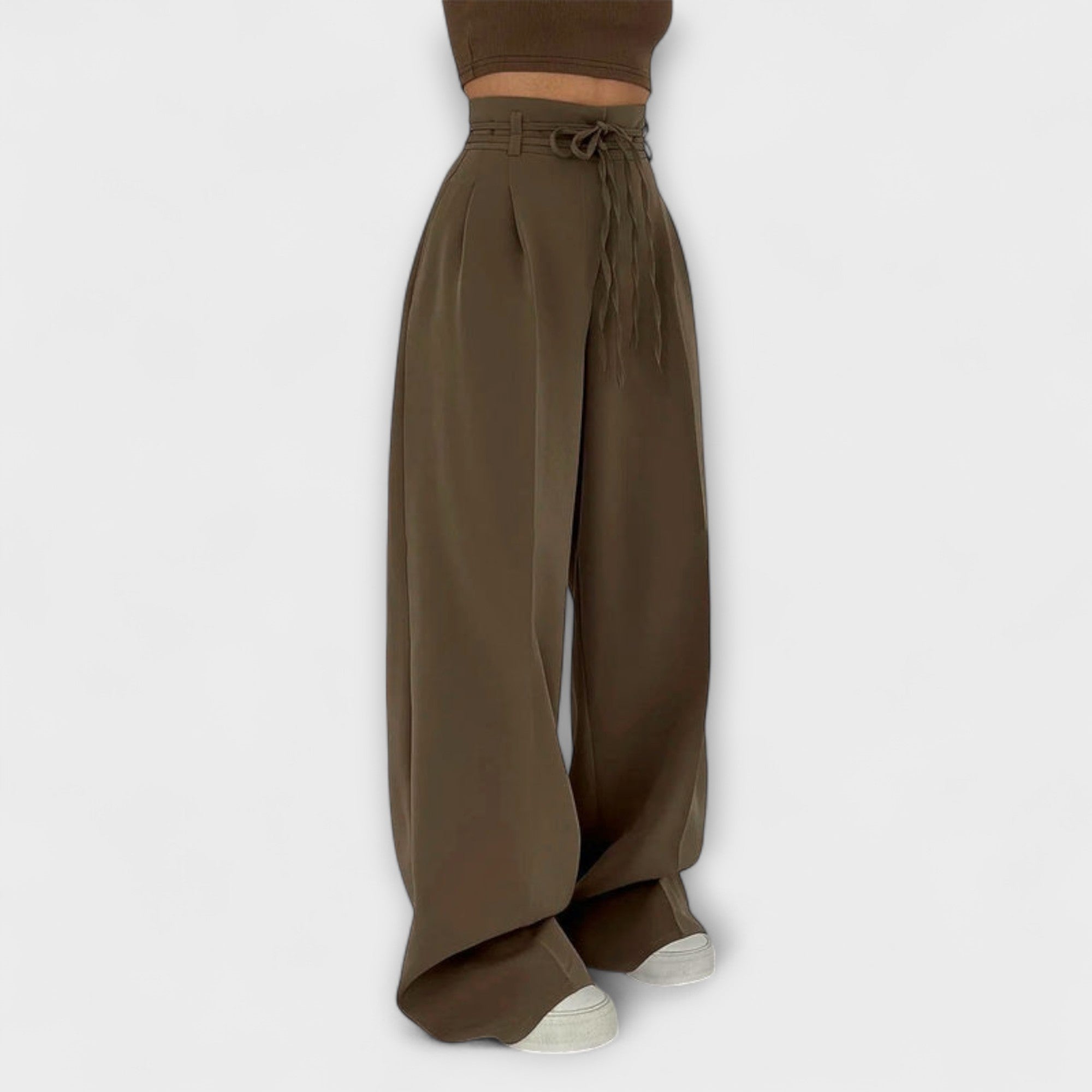 Jill – Pantalones casuales con cordones