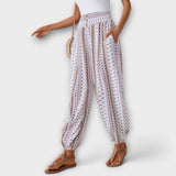 Scarlett – Pantalones con estampado étnico