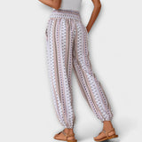 Scarlett – Pantalones con estampado étnico