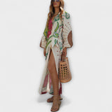 Tracey - Vestido Maxi con Lazo en la Cintura