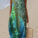 Zara | Vestido de verano ligero sin mangas