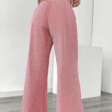 Alina™ | Elegantes pantalones a rayas con bolsillos